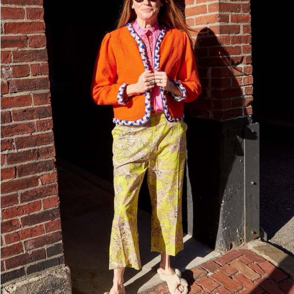 Alix Of Bohemia Marilou Acid Jacket Orange Size Small